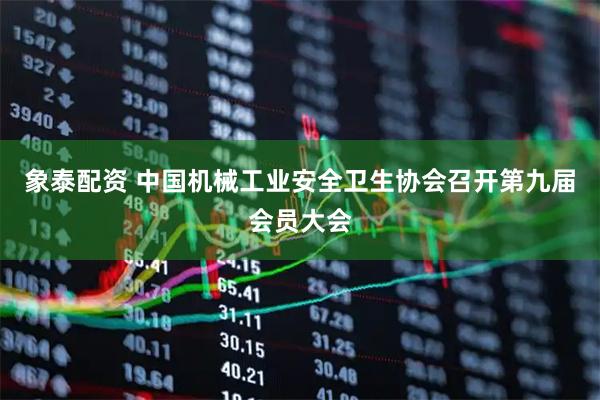 象泰配资 中国机械工业安全卫生协会召开第九届会员大会
