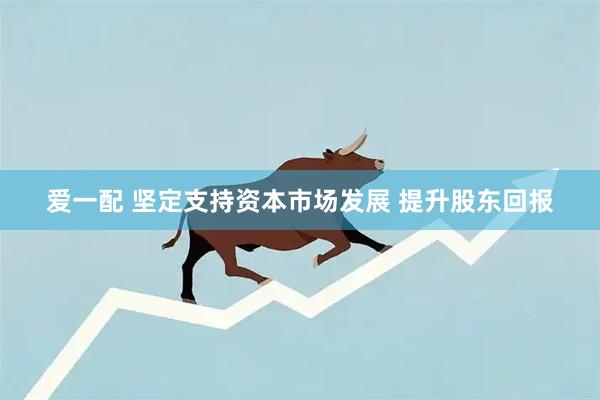 爱一配 坚定支持资本市场发展 提升股东回报